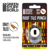 Miniature ROOF TILE Punch 1417 Bladpons
