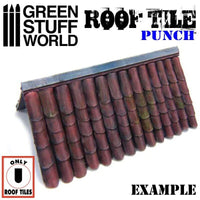 Miniature ROOF TILE Punch 1417 Bladpons