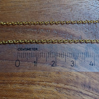 Link Chain Gold (Look) 1.5 mm 5 mtr