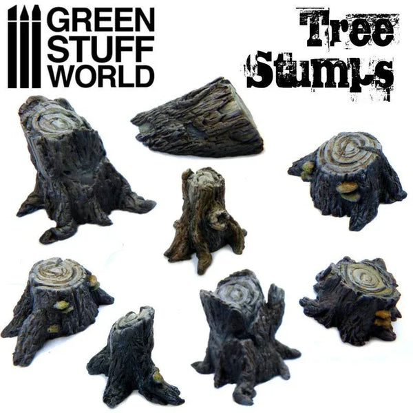 Tree Stumps Resin Set 1679
