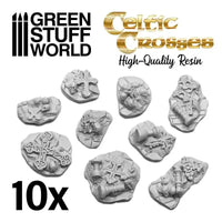 Celtic Crosses Resin Set 10 delig 1697