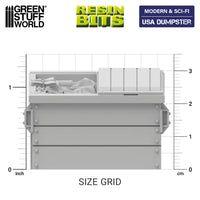 Green Stuff World USA commercial Dumpster 1:48 1977