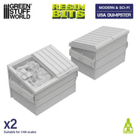 Green Stuff World USA commercial Dumpster 1:48 1977