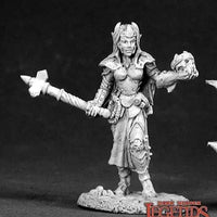 Female Dark Elf Cleric 02524 (metal)