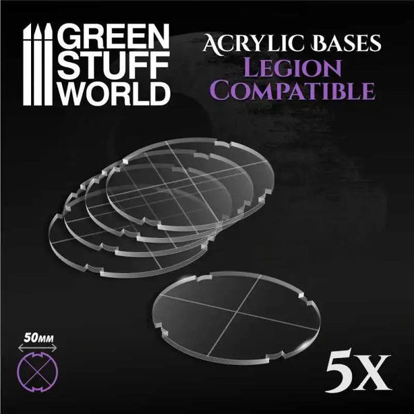 Acrylic Bases - Round 50 mm (Legion) 10749