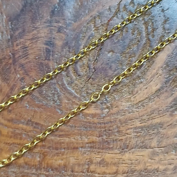 Link Chain Gold (Look) 2.0 mm 1 mtr