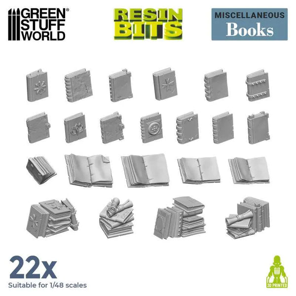 3D Printed Set - Resin Books 2012