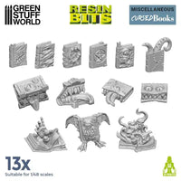 Resin Cursed Books 13x - Vervloekte Boeken 2013