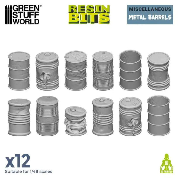 12x Resin Barrels - Vaten 2048a