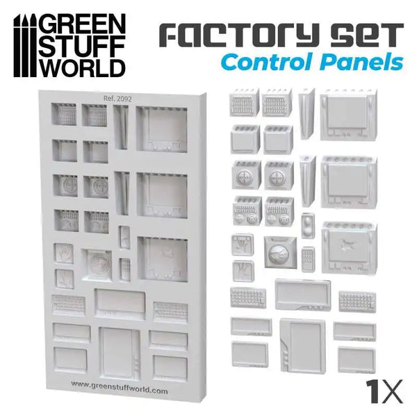 Factory set Control Panels - Silicone Molds 2092