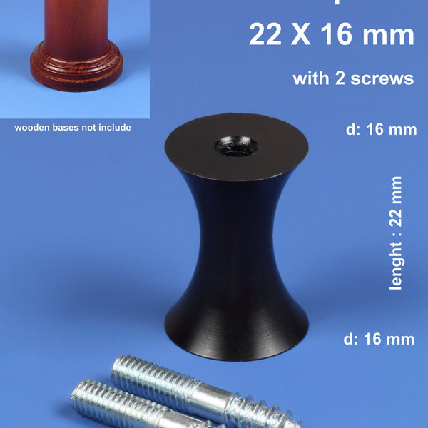 Curved plastic plinth 22x16 mm CUR-2216P RP Toolz
