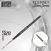 SILVER SERIES 2354 Kolinsky Brush -  Size 1