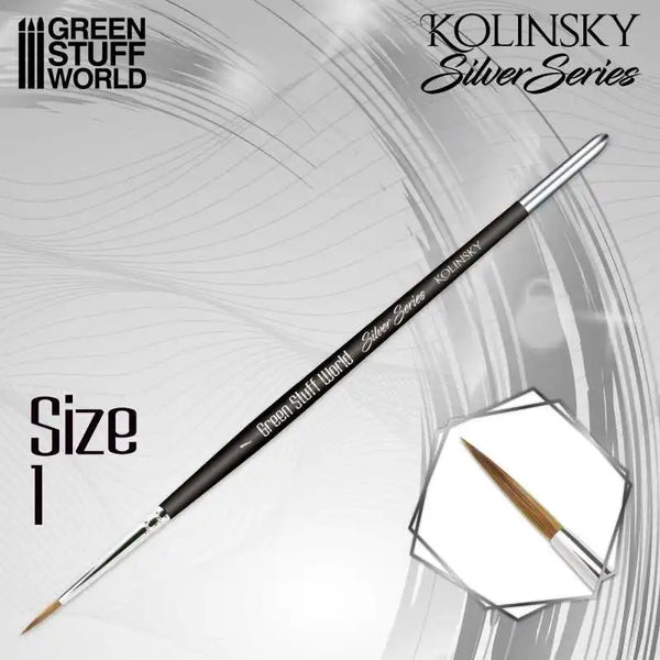 SILVER SERIES 2354 Kolinsky Brush -  Size 1