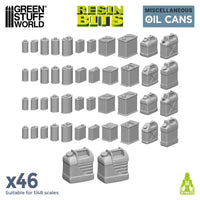 46x Resin Oil Cans - Olie Vaten 2363