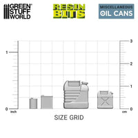 46x Resin Oil Cans - Olie Vaten 2363