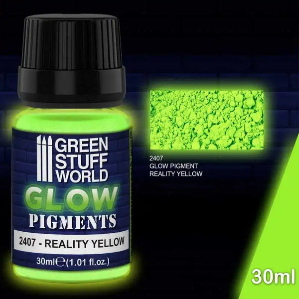 Glow in the Dark Pigments - REALITY YELLOW-GREEN 2407