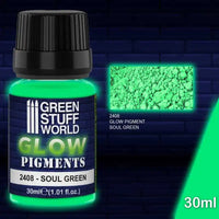 Glow in the Dark Pigments - SOUL GREEN 2408