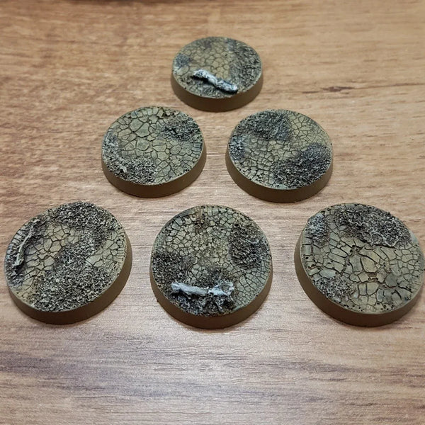 Desert 25mm Round Bases 6 pieces Star Wars