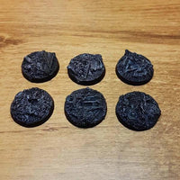 Nurgle Bases 25 mm Round Bases 6 pcs