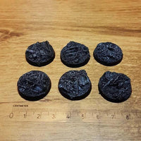 Nurgle Bases 25 mm Round Bases 6 pcs