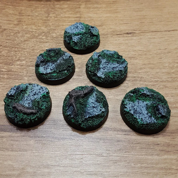 Rocks 25mm Round Bases 6 pieces Star Wars
