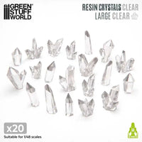 CLEAR Resin Crystals - Large 2540