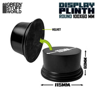 Green Stuff World Round Block Plinth 10cm - Black 2703