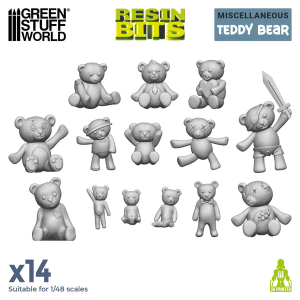Green Stuff World Teddy Bear Resin Set 2926