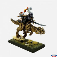 Female Dark Elf on Lizard 30220