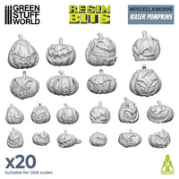 Green Stuff World 3D printed set - Killer Pumpkins 3058