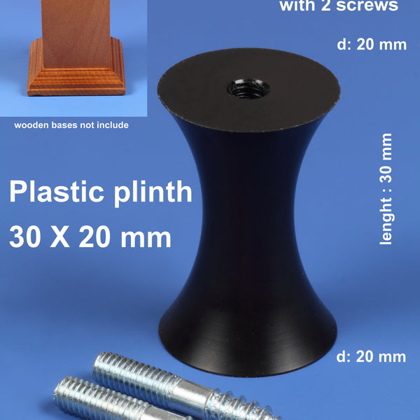 Curved plastic plinth 30x20 mm CUR-3020P RP Toolz