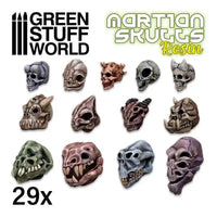 ALIEN Skulls 29x Resin Set 3102