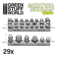 ALIEN Skulls 29x Resin Set 3102