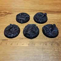 Nurgle-Bases, 32 mm runde Bases, 5 Stück