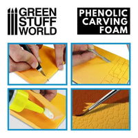 Phenolic Carving Foam 6mm - A4 size 3242
