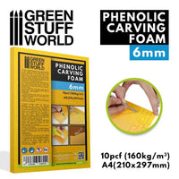 Phenolic Carving Foam 6mm - A4 size 3242