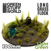 Langes Gras 100 mm Hellgrün 3348