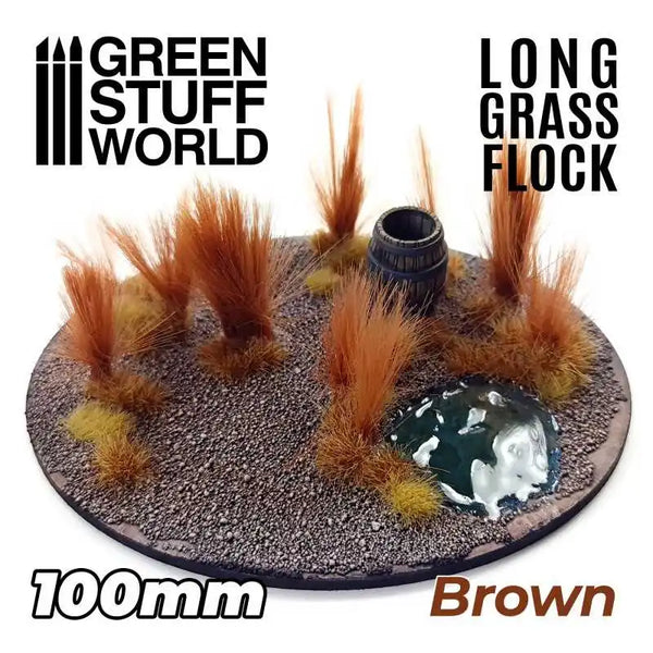 Lang Gras 100 mm Bruin 3351