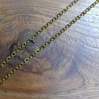 Link Chain Gold (look) 3.5 mm 1 mtr