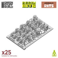 3D printed set - Small Rats 3508