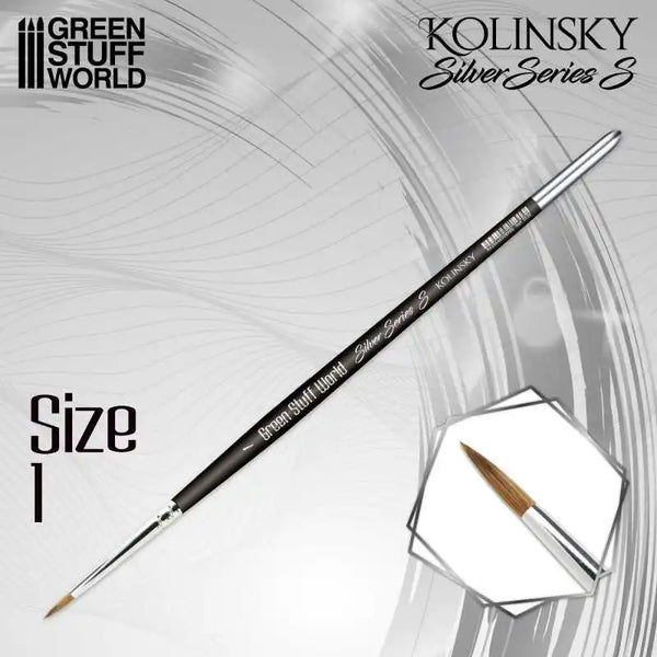 SILVER SERIES 3530 Kolinsky Brush (S) -  Size 1