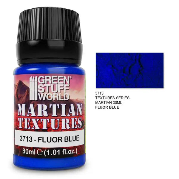 Strukturfarbe – Marsianisch – Fluorblau 30 ml 3713