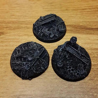 Nurgle-Bases, 40 mm runde Bases, 3 Stück