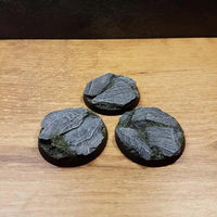 Slate 40mm Round Bases 3 pieces