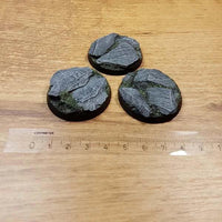 Slate 40mm Round Bases 3 pieces