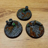Fabrikboden 40 mm Rundfüße 40K 3 Stück