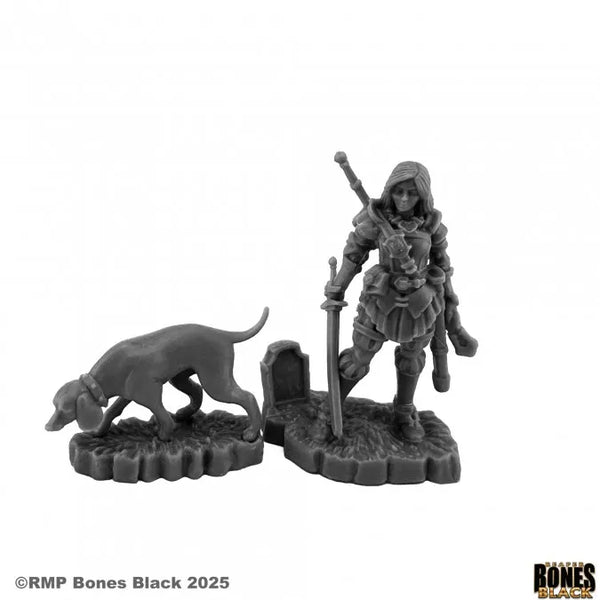Reaper Miniatures Catalina and Hugo Female Ranger and Hound 44248