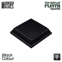 Square Wood display bases 4x4 cm - Black 4986