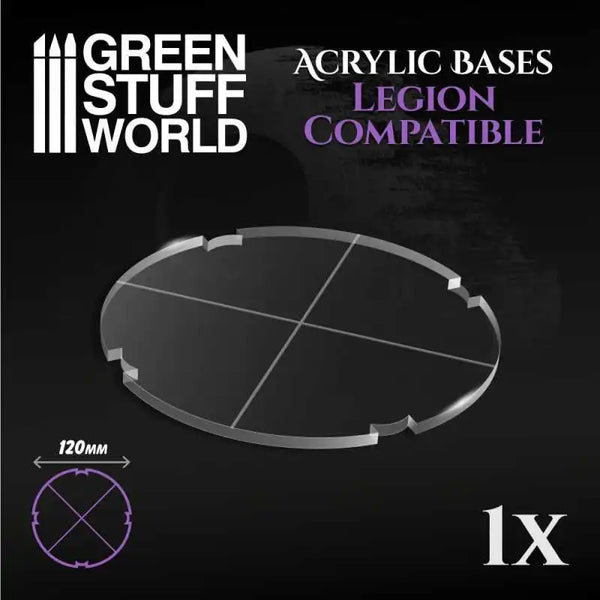 Acrylic Bases -   Round 120 mm (Legion) 11330