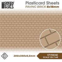 Kunststoffplatten für Pflastersteine, 8x18mm, 5056